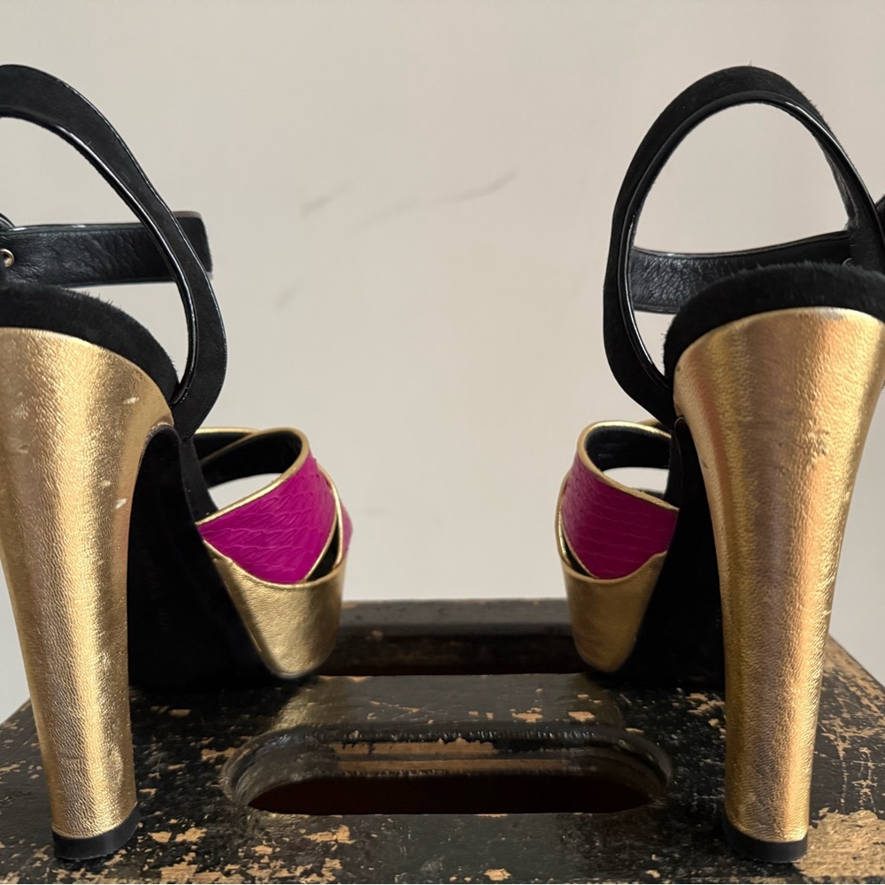 Barbara Bui Color Block Heels - Picture 4 of 6